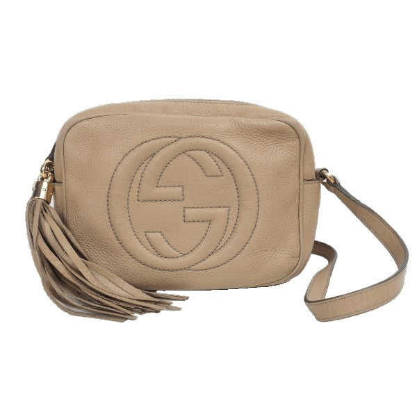 Gucci - Soho Disco Maple Brown Leather Crossbody Bag