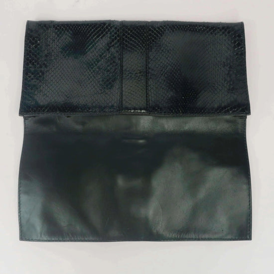 Gucci Gucci Stirrup Emerald Python Clutch LVBagaholic