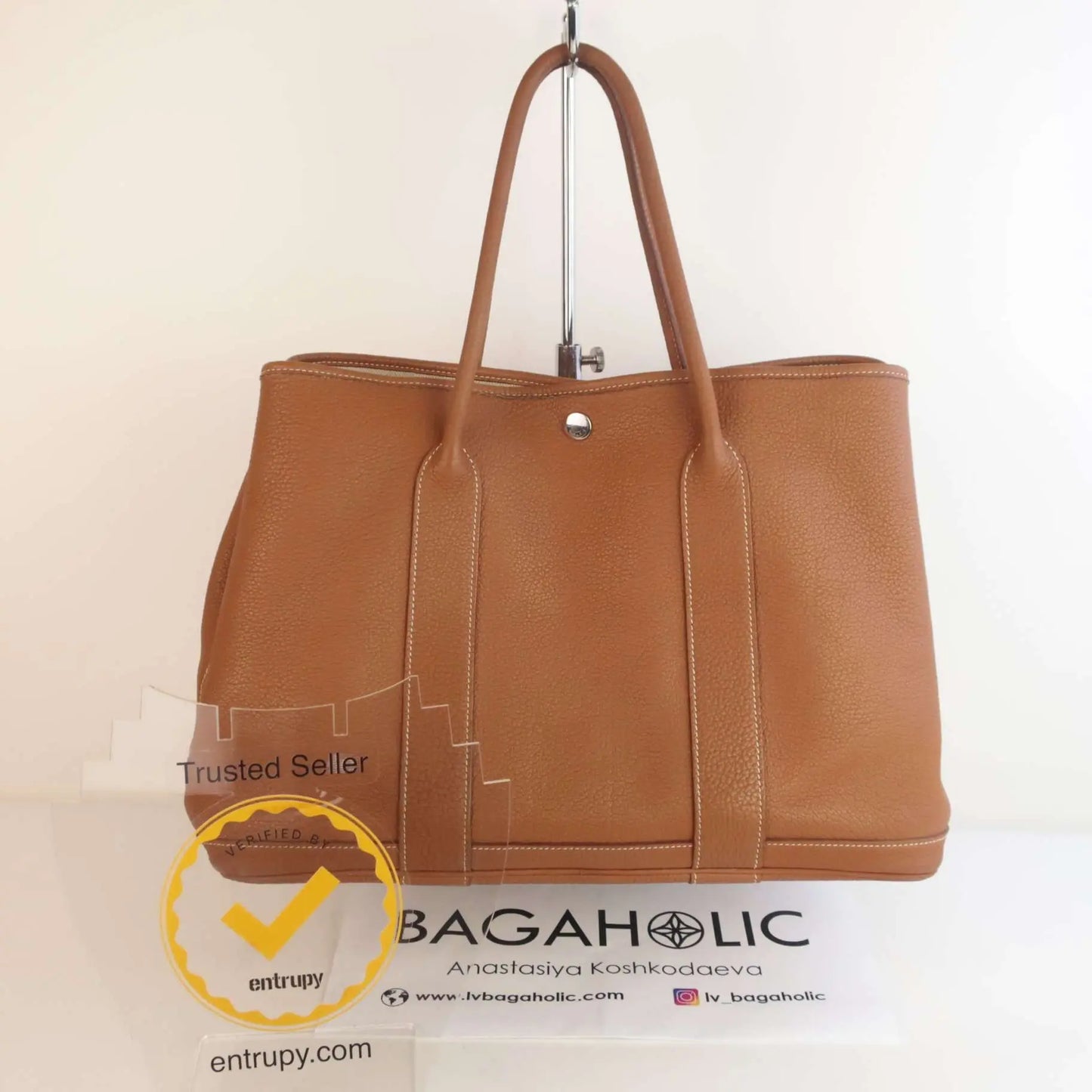 Hermes Gold Togo Garden Party MM 36 Bag – Bagaholic