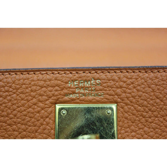 Hermes Hermes Kelly 32 Clemence Orange LVBagaholic