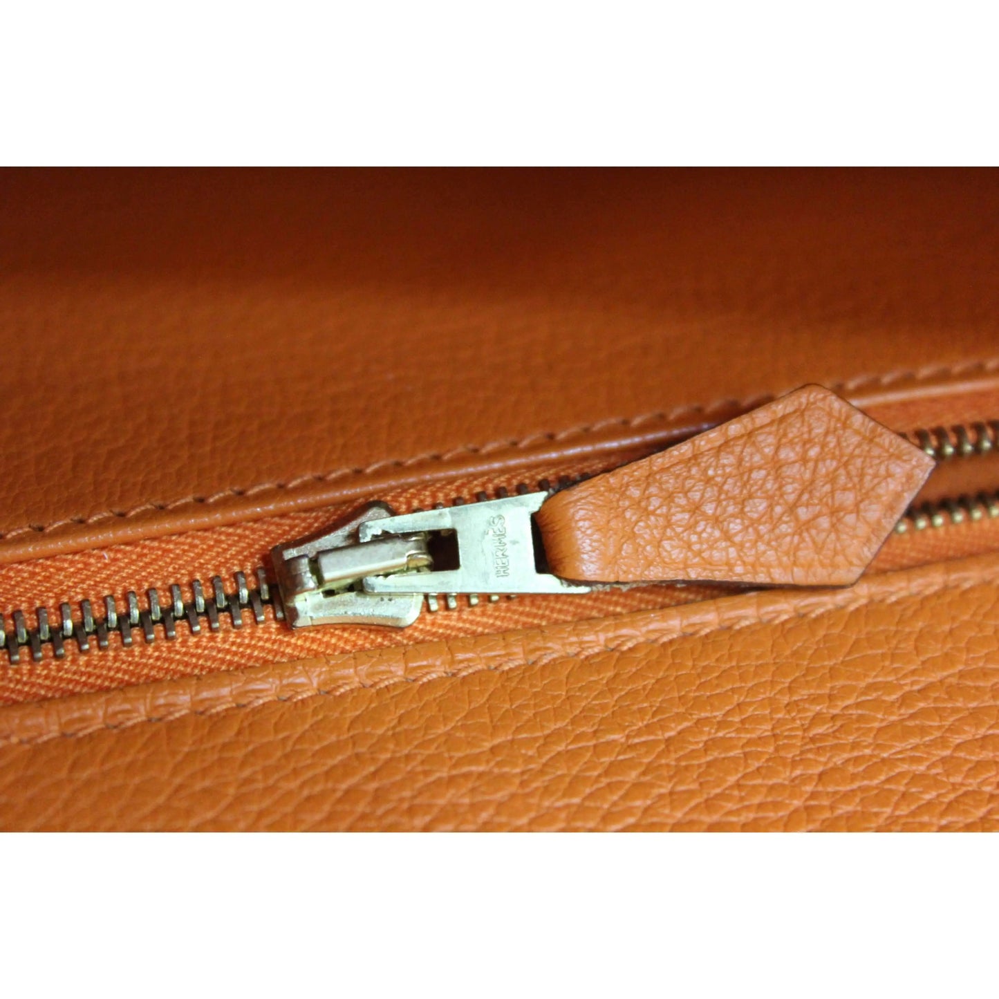 Hermes Hermes Kelly 32 Clemence Orange LVBagaholic