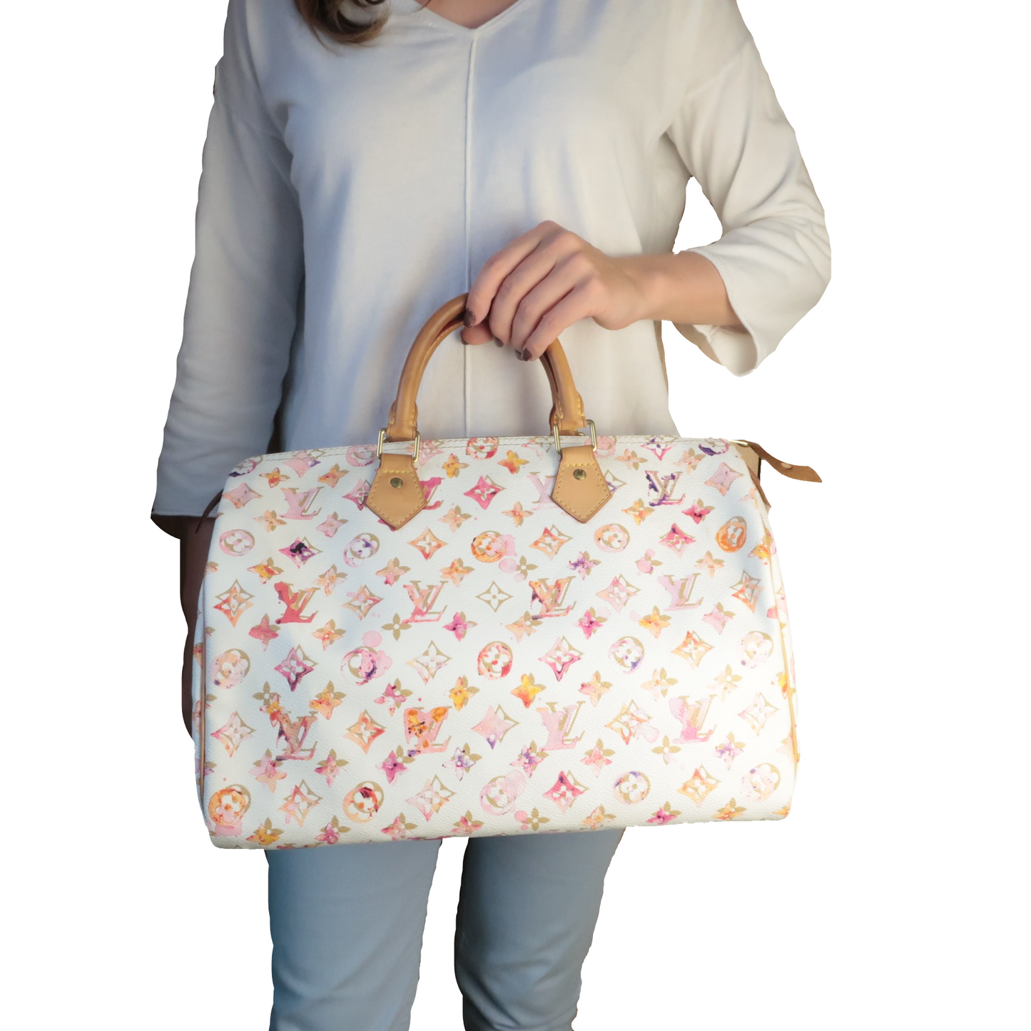 Louis Vuitton Richard Prince Watercolor Aquarelle Speedy 35 Bag