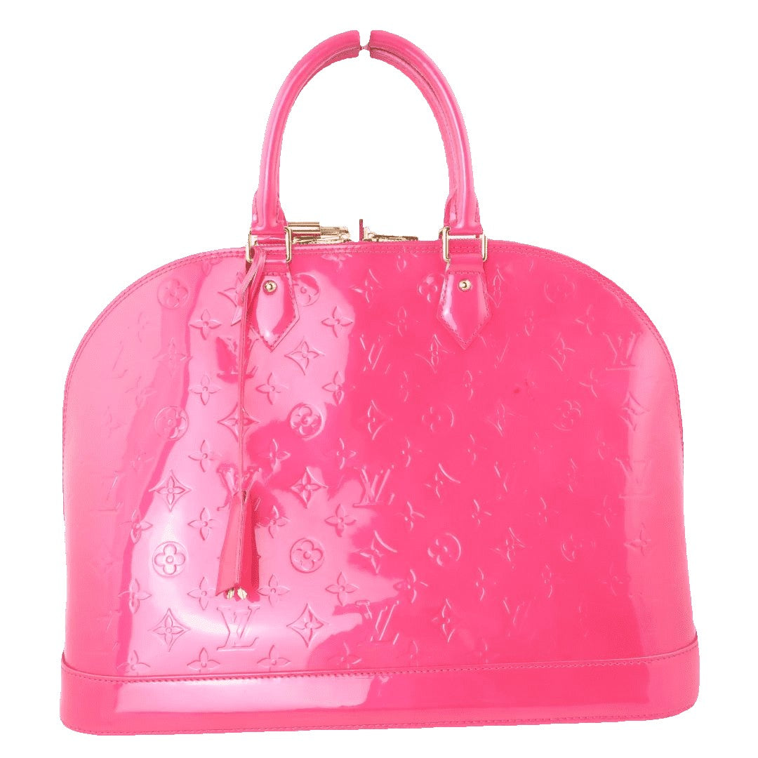 Louis Vuitton BUNDLE! Louis Vuitton Alma MM Vernis bag With Belt LVBagaholic