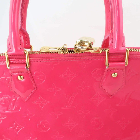 Louis Vuitton BUNDLE! Louis Vuitton Alma MM Vernis bag With Belt LVBagaholic