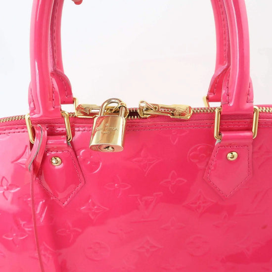 Louis Vuitton BUNDLE! Louis Vuitton Alma MM Vernis bag With Belt LVBagaholic