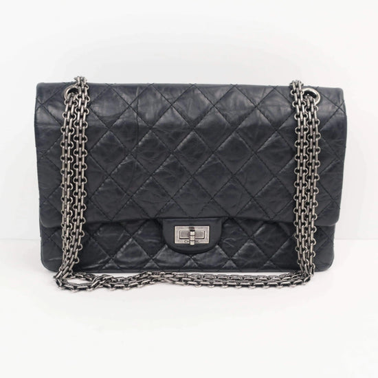 Louis Vuitton Chanel Reissue 2.55 Quilted Classic Lambskin Black Leather Bag LVBagaholic