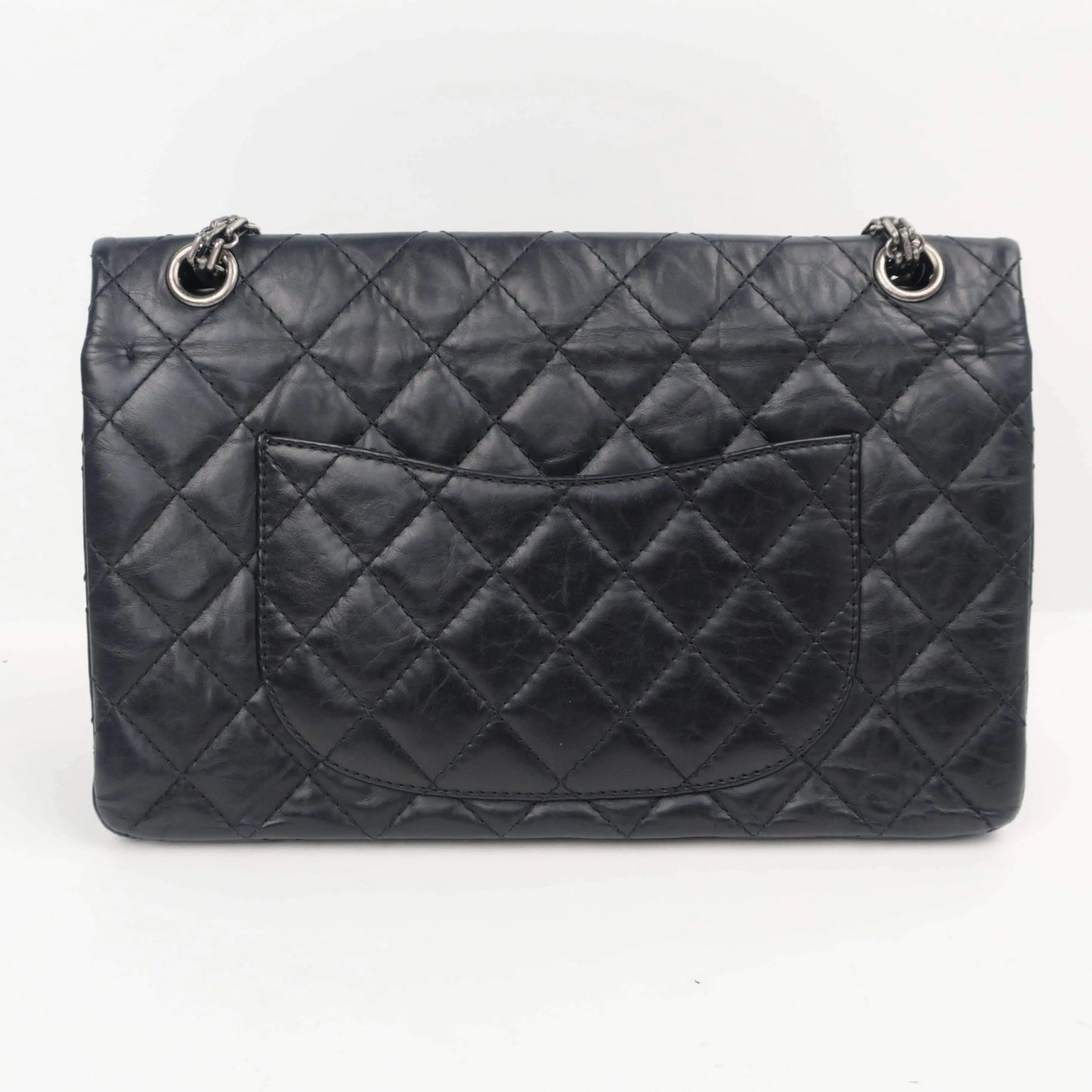Louis Vuitton Chanel Reissue 2.55 Quilted Classic Lambskin Black Leather Bag LVBagaholic