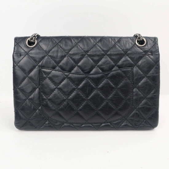 Louis Vuitton Chanel Reissue 2.55 Quilted Classic Lambskin Black Leather Bag LVBagaholic