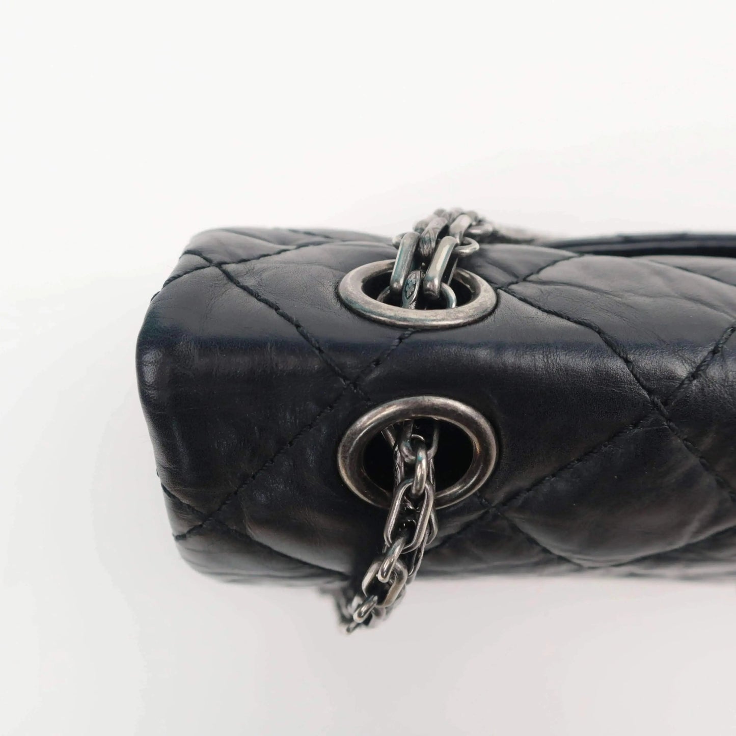 Louis Vuitton Chanel Reissue 2.55 Quilted Classic Lambskin Black Leather Bag LVBagaholic