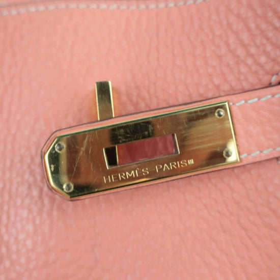Louis Vuitton Hermes Birkin 40 Clemence Crevette GHW LVBagaholic