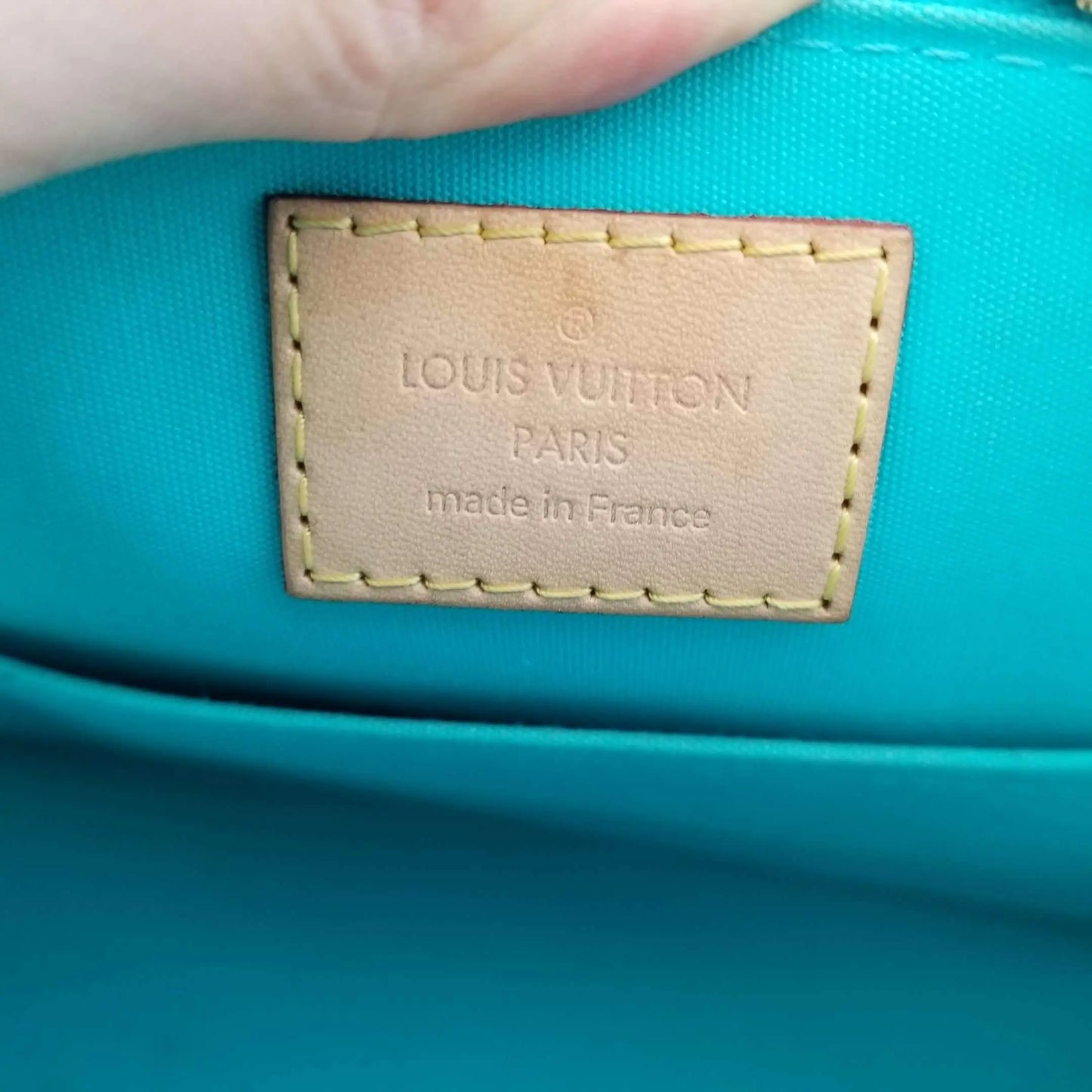 Louis Vuitton Alma BB Bleu Lagoon Monogram Bag - ShopperBoard