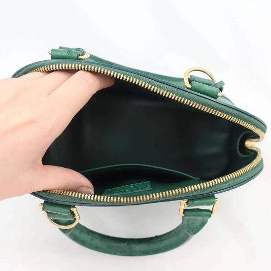 Louis Vuitton Louis Vuitton Alma BB Green Menthe Ostrich Bag LVBagaholic