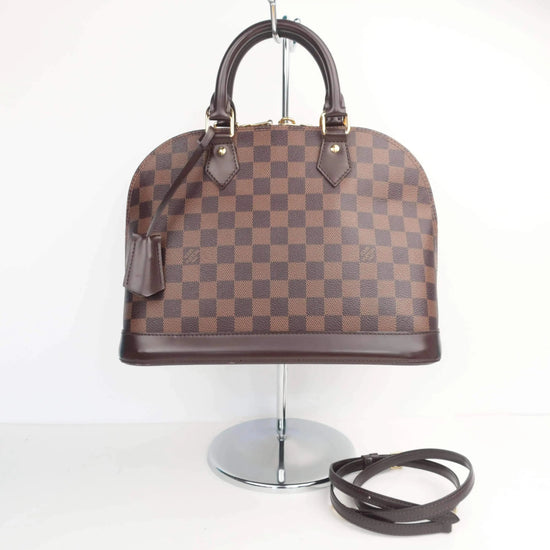 Load image into Gallery viewer, Louis Vuitton Louis Vuitton Alma PM Damier Ebene DE with strap LVBagaholic

