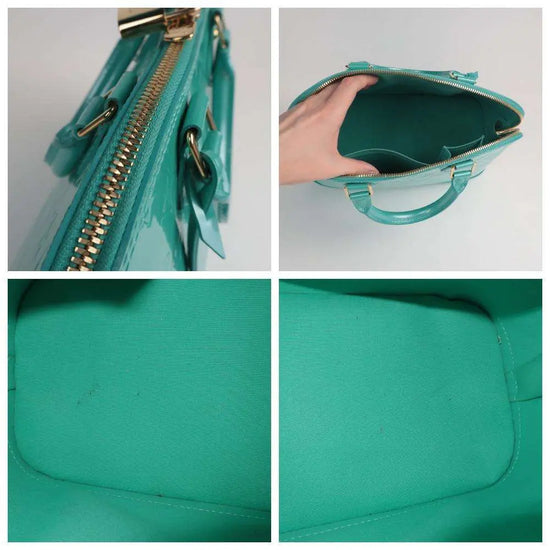 Louis Vuitton Louis Vuitton Alma PM Turquoise Vernis Bag LVBagaholic