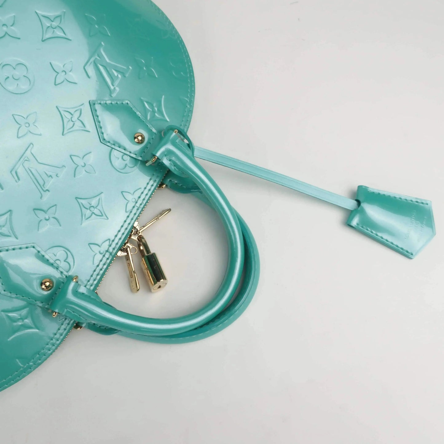 Louis Vuitton Louis Vuitton Alma PM Turquoise Vernis Bag LVBagaholic