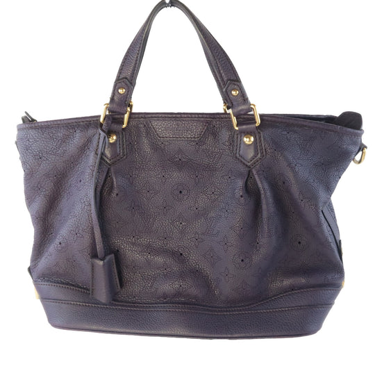 Louis Vuitton Louis Vuitton Aube Violet Mahina Leather Stellar PM bag LVBagaholic