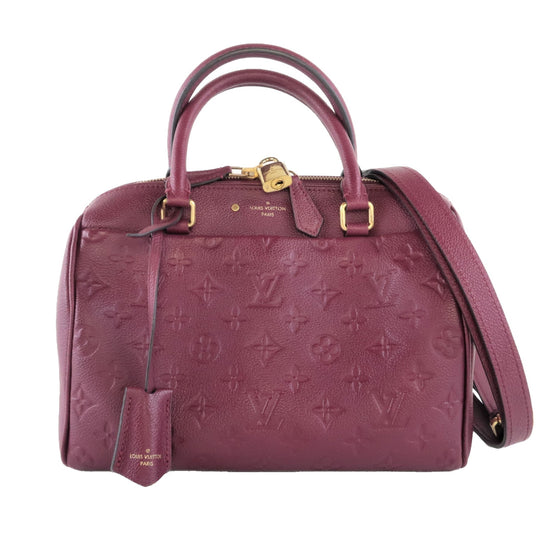 Louis Vuitton Louis Vuitton Aurore Speedy Bandouliere 25 Empreinte Crossbody Bag (724) LVBagaholic