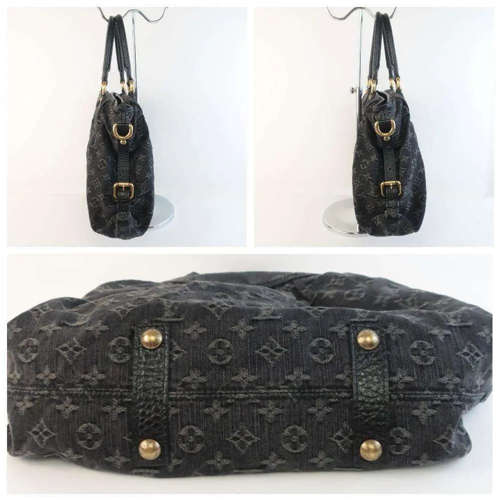 Louis Vuitton Monogram Denim Neo Cabby MM - Black Shoulder Bags, Handbags -  LOU457290