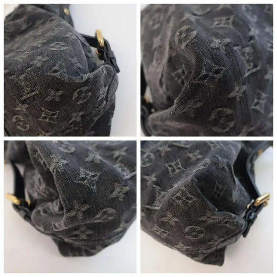 Cargar imagen en el visor de la galería, Louis Vuitton Louis Vuitton Black Denim Monogram Denim Neo Cabby MM Bag LVBagaholic
