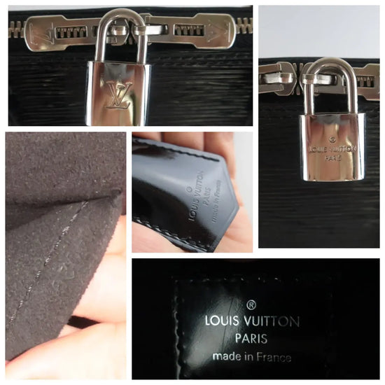 Cargar imagen en el visor de la galería, Louis Vuitton Louis Vuitton Black Epi Electric Leather Alma MM Bag (556) LVBagaholic
