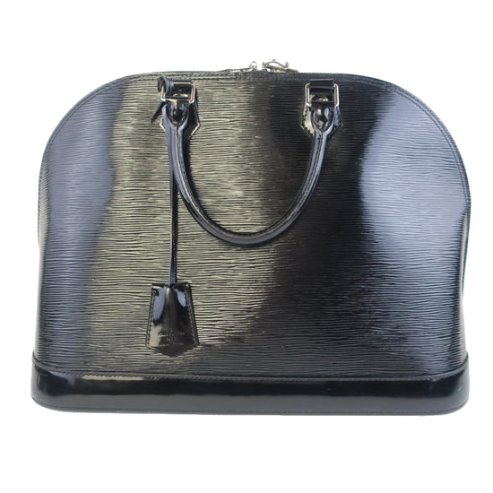 Louis Vuitton Louis Vuitton Black Epi Electric Leather Alma MM Bag (612) LVBagaholic