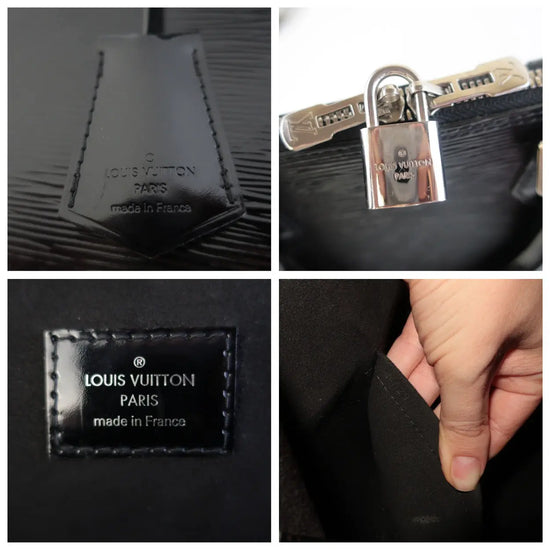 Louis Vuitton Black Epi Electric Leather Alma MM Bag (612) – Bagaholic
