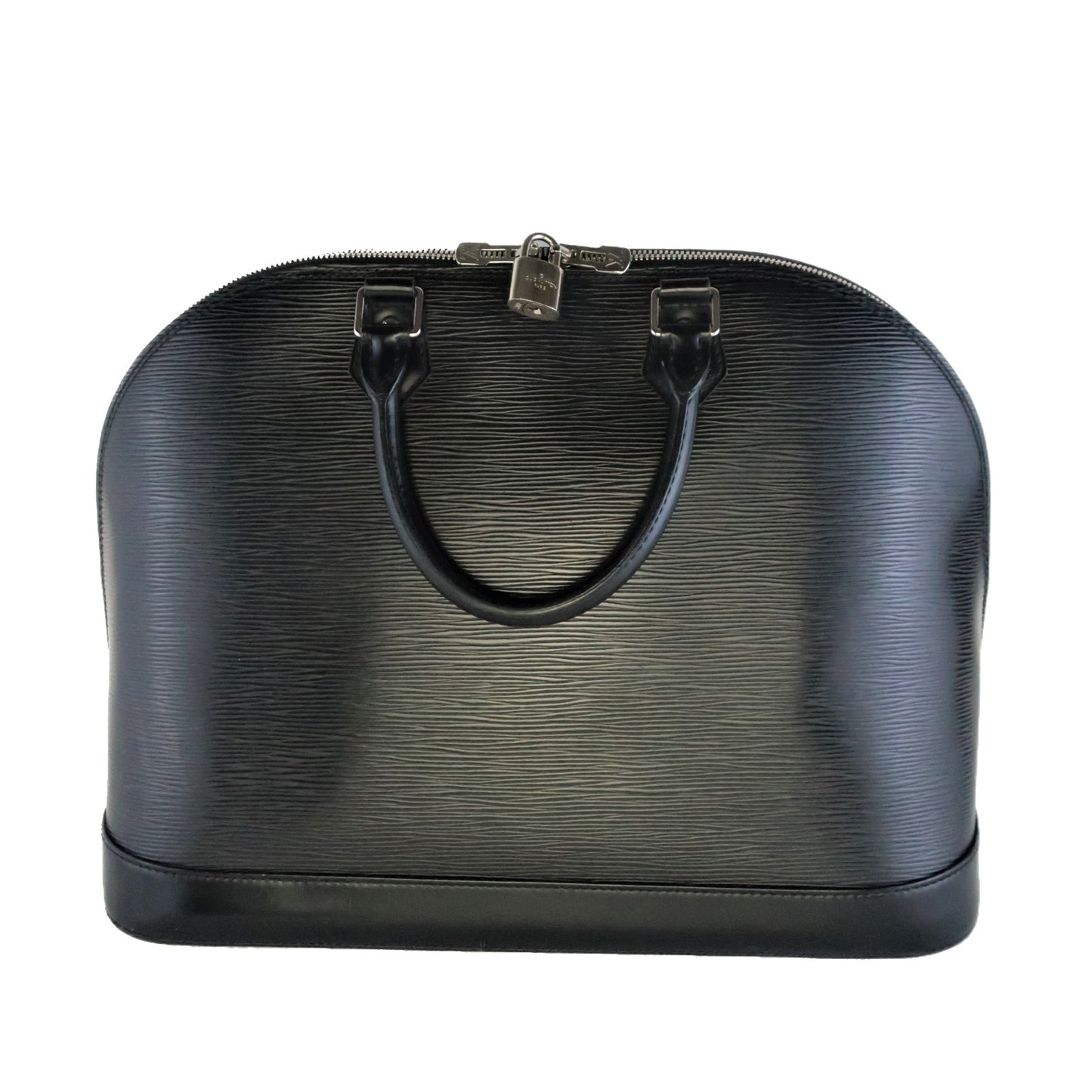 Louis Vuitton Louis Vuitton Black Epi Leather Alma MM Bag LVBagaholic