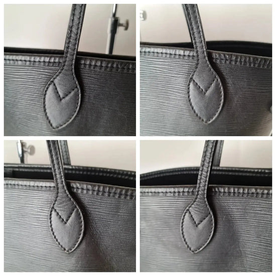 Cargar imagen en el visor de la galería, Louis Vuitton Louis Vuitton Black Epi Leather Neverfull MM Bag LVBagaholic
