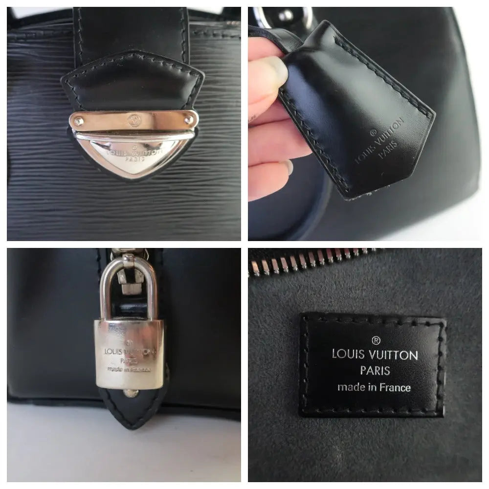 Louis Vuitton Black Electric Epi Leather Pont Neuf GM Bag at