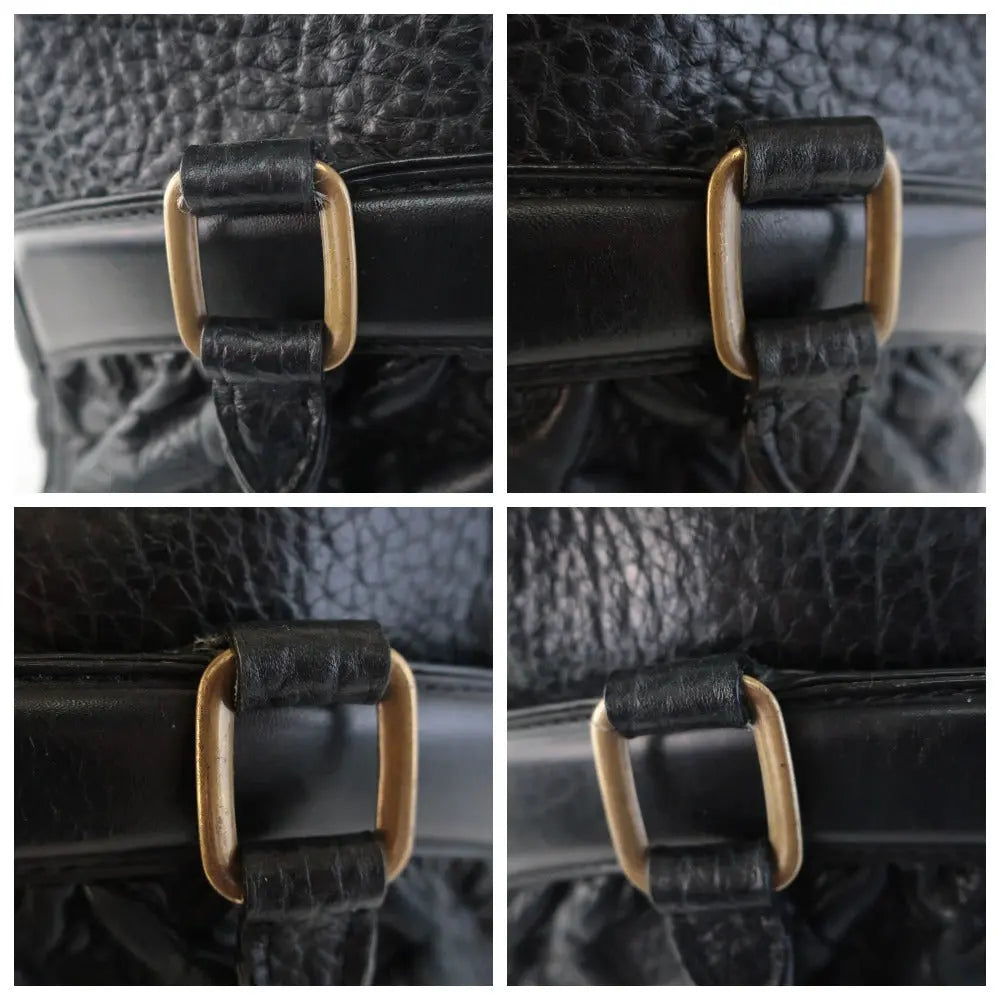 Louis Vuitton Louis Vuitton Black Limited Edition Leather Mizi Vienna Bag LVBagaholic