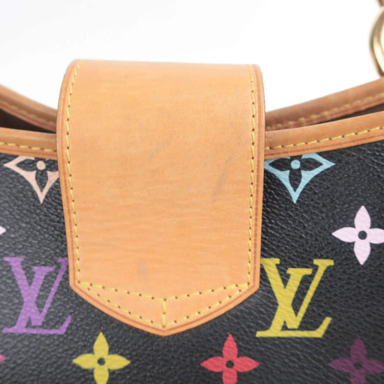 Louis Vuitton Black Monogram Multicolore Annie MM Tote Bag - ShopperBoard