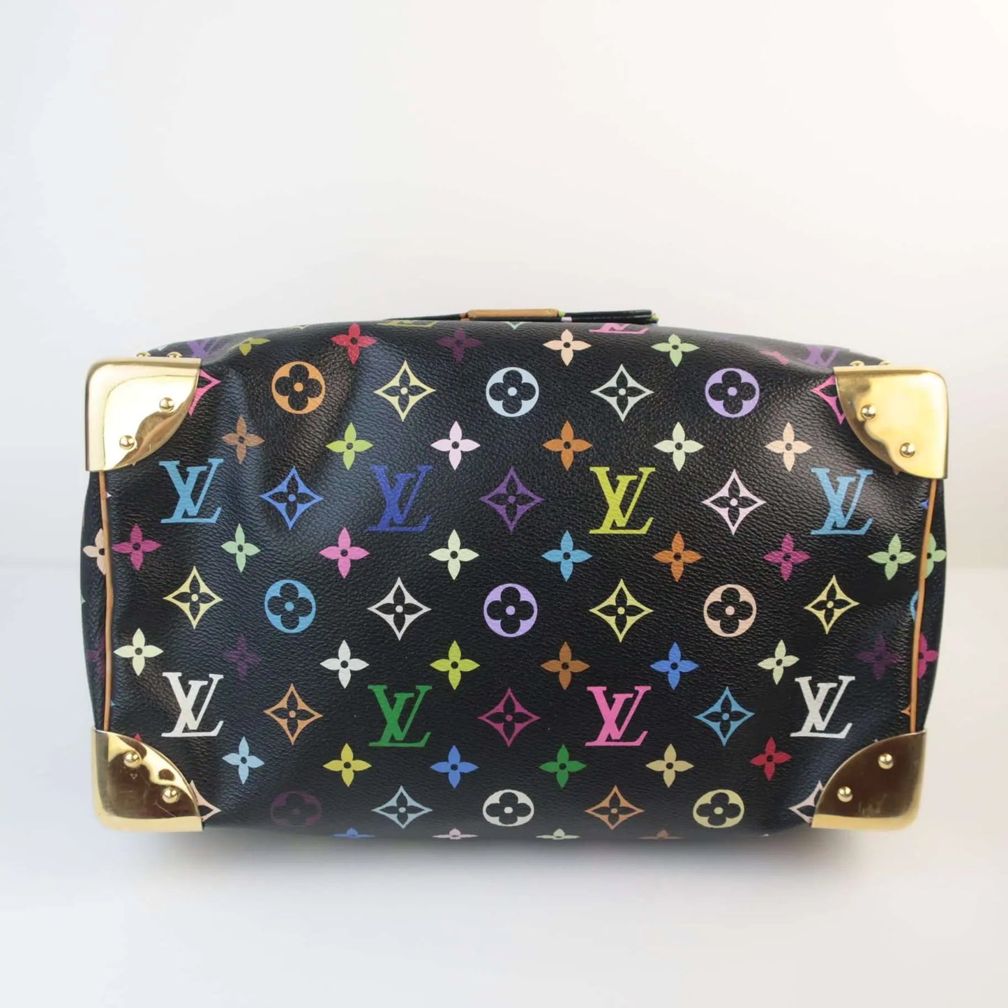Louis Vuitton Louis Vuitton Black Monogram Multicolore Speedy 30 Bag LVBagaholic