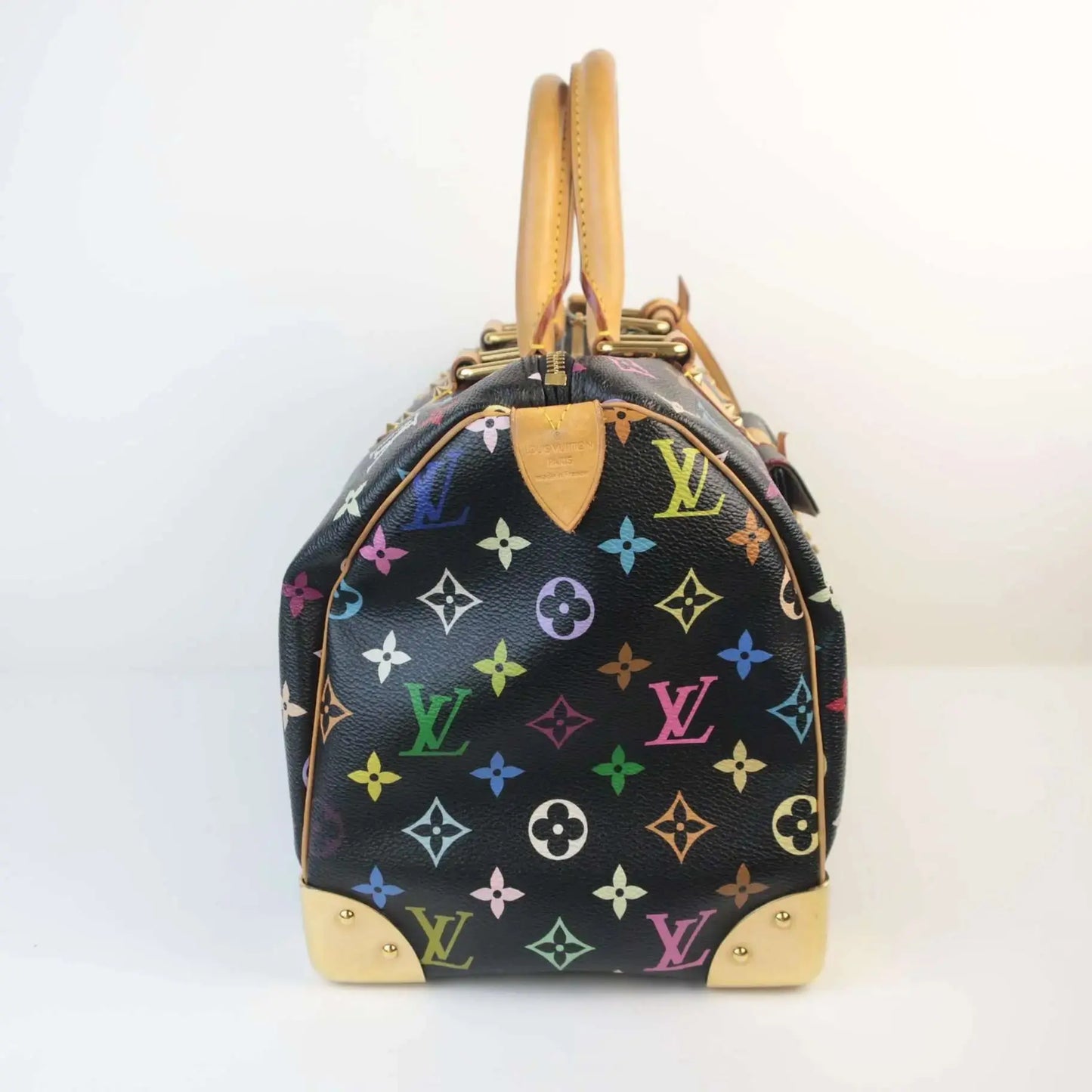 Louis Vuitton Louis Vuitton Black Monogram Multicolore Speedy 30 Bag LVBagaholic