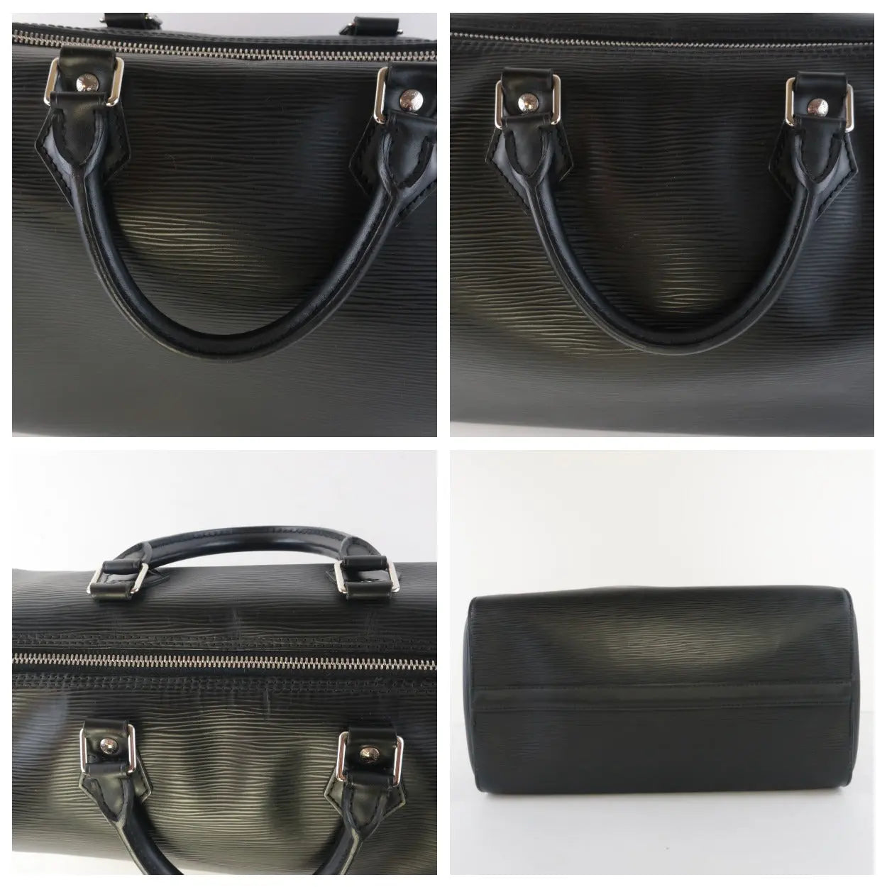 Louis Vuitton Epi Speedy 35 Hand Bag Black M42992 LV Auth pt5271