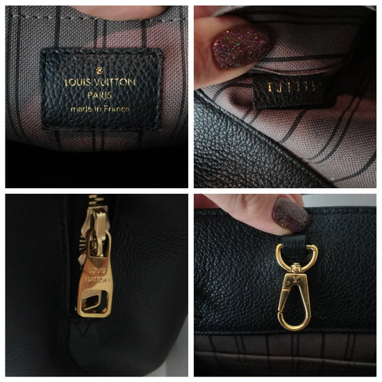 Cargar imagen en el visor de la galería, Louis Vuitton Louis Vuitton Black/Noir Monogram Empreinte Montaigne GM bag (781) LVBagaholic
