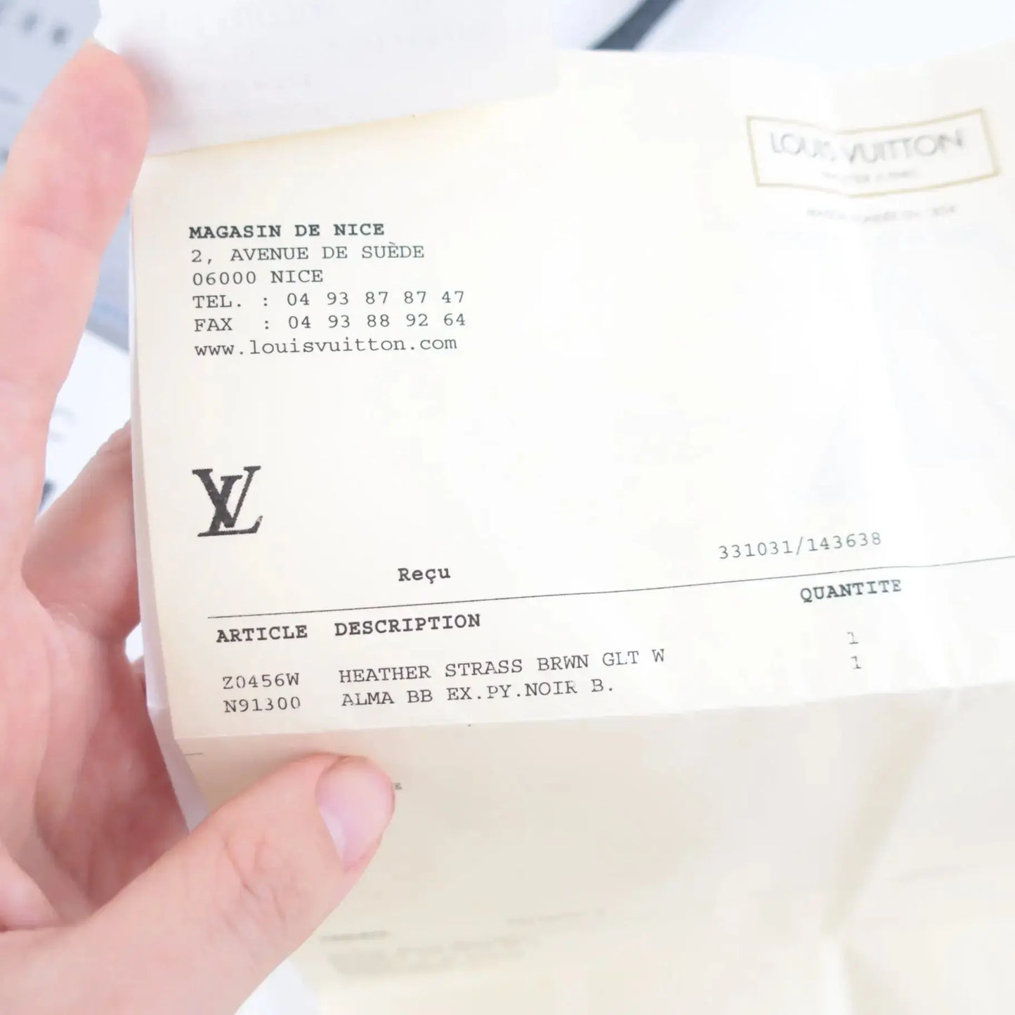Louis Vuitton - Louis Vuitton Alma PM - Authentic w/ LV Receipt on