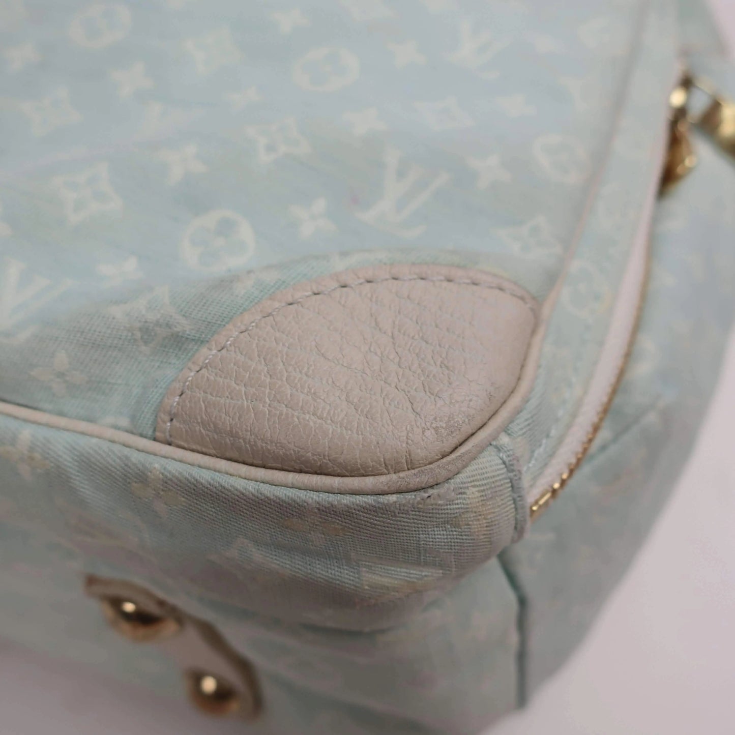 Louis Vuitton Blue Monogram Mini Lin Diaper Bag with diaper board