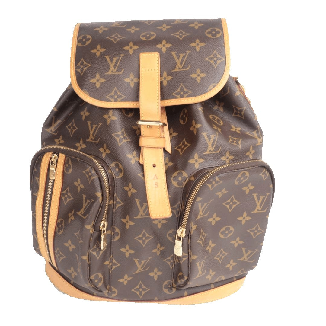 Louis Vuitton Bosphore Monogram Backpack (AS initials) – Bagaholic