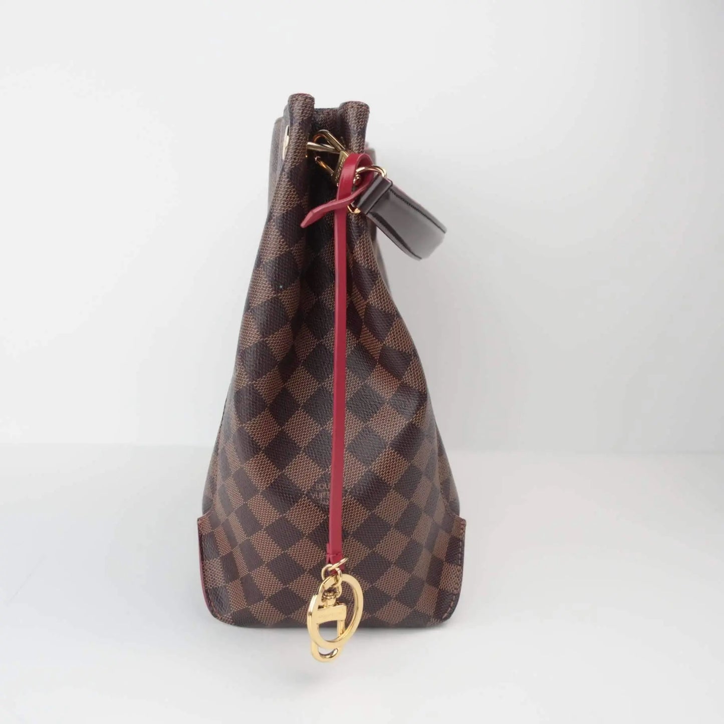 Louis Vuitton Caissa Hobo Damier Ebene Red bag – Bagaholic