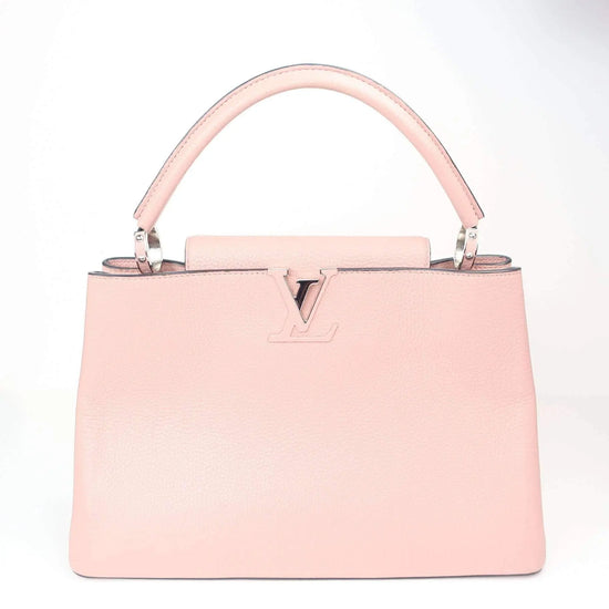 Louis Vuitton Louis Vuitton Capucines MM Magnolia Pink Taurillion Bag LVBagaholic