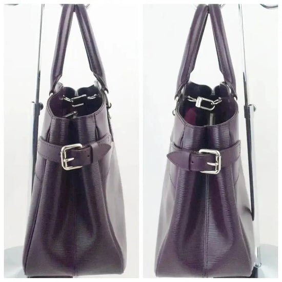 Louis Vuitton Passy Tote Epi Leather PM Purple 2418971