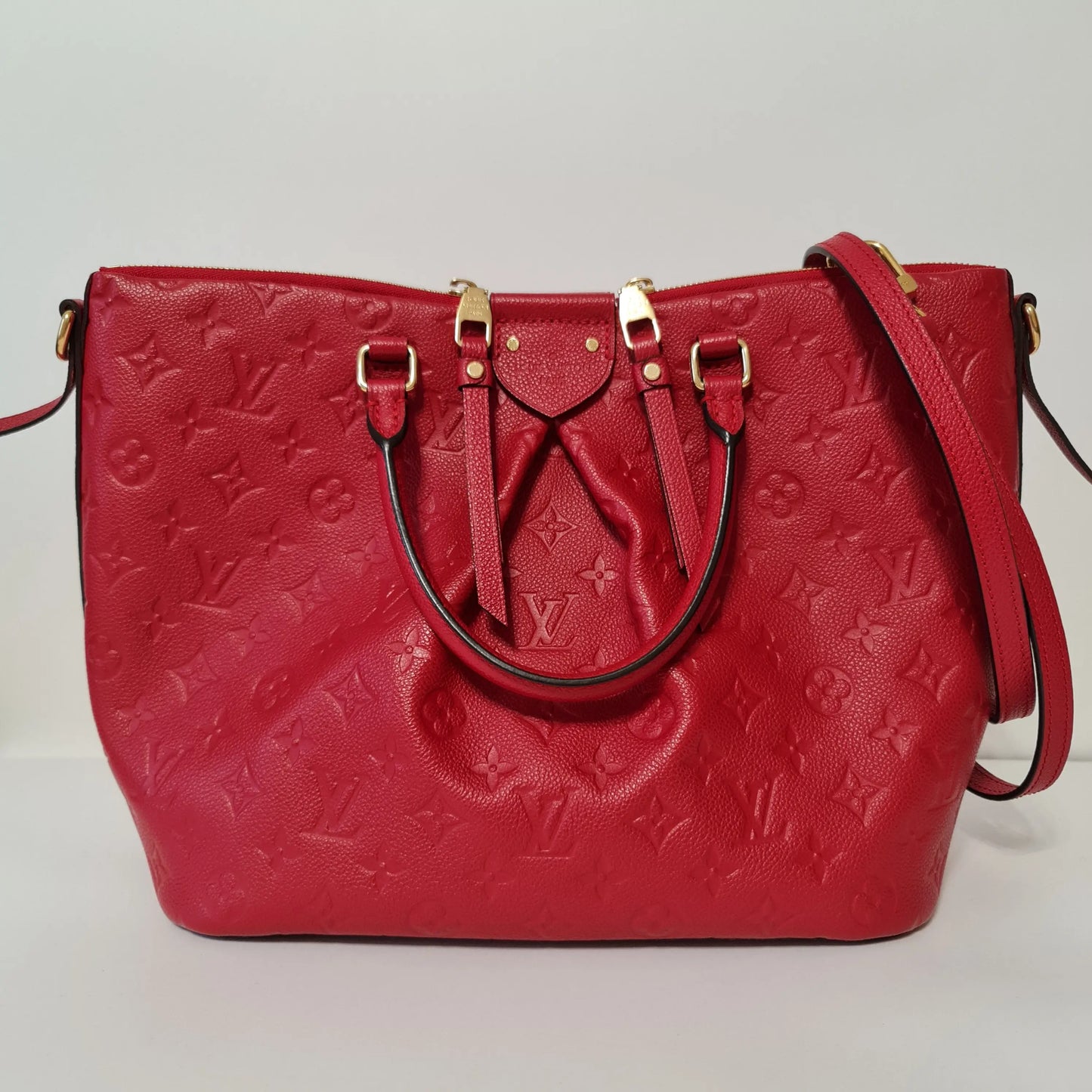 Louis Vuitton Monogram Empreinte Mazarine PM - Red Handle Bags