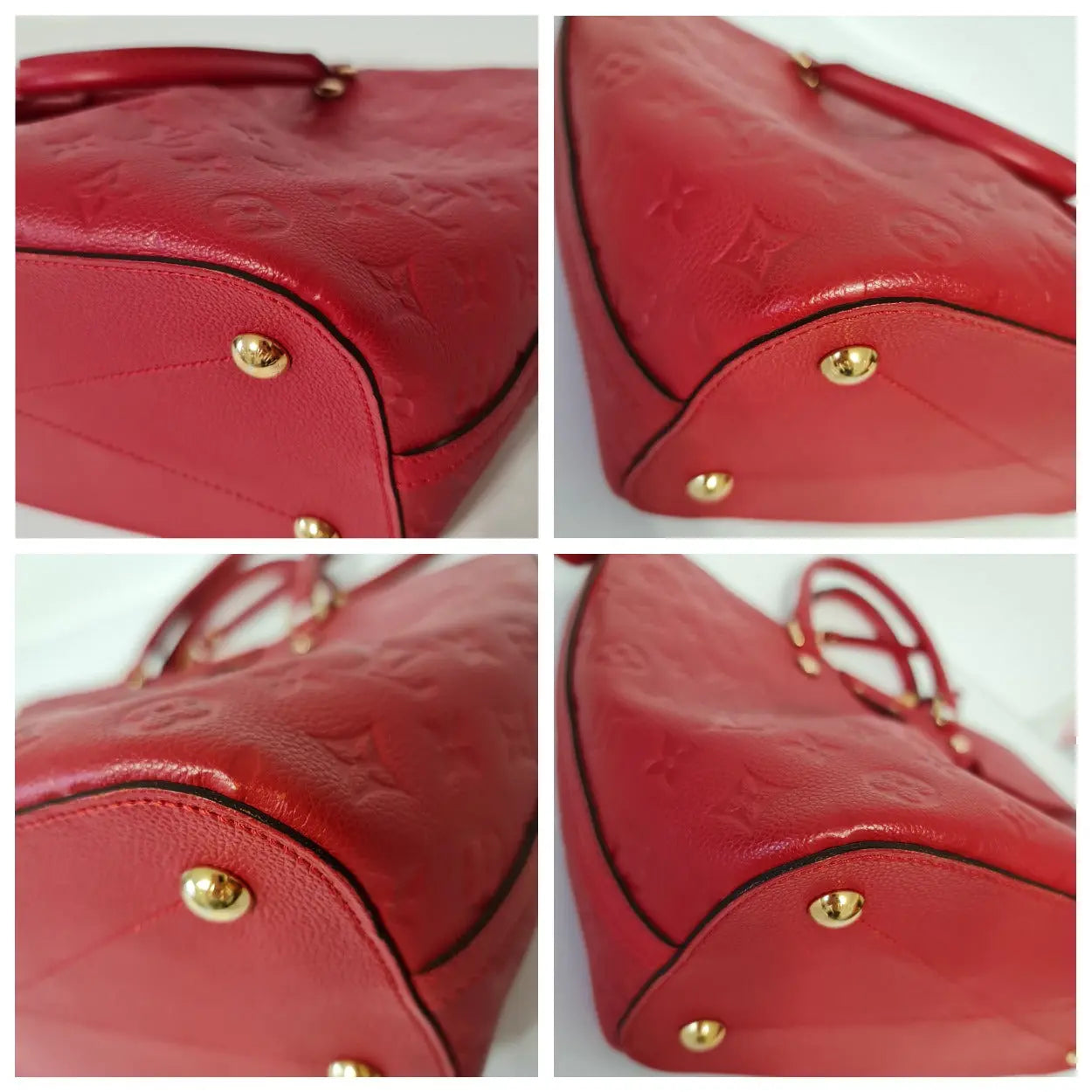 Louis Vuitton, Bags, Surene Mm Mng Cerise In Red Lightly Used