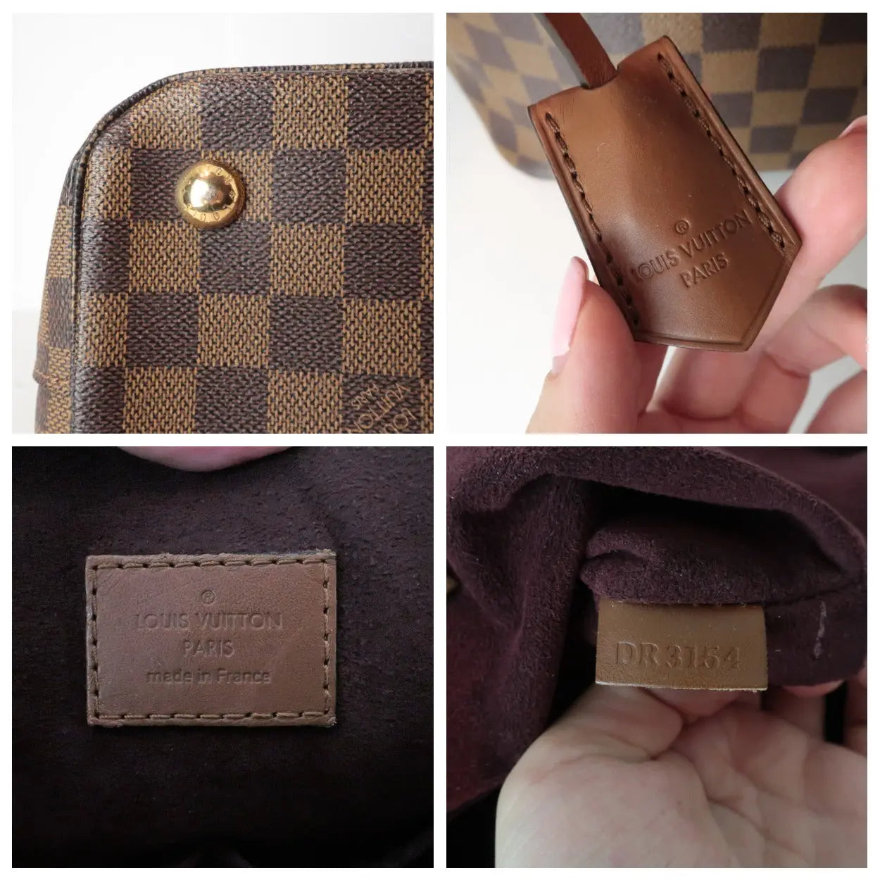 Louis Vuitton Louis Vuitton Damier Ebene Belmont Shoulder Bag (772) LVBagaholic