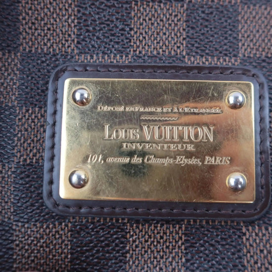 Louis Vuitton Louis Vuitton Damier Ebene Canvas Eva Clutch Bag LVBagaholic
