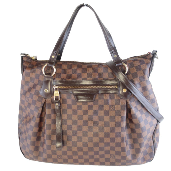 Load image into Gallery viewer, Louis Vuitton Louis Vuitton Damier Ebene Evora GM Shoulder Bag LVBagaholic
