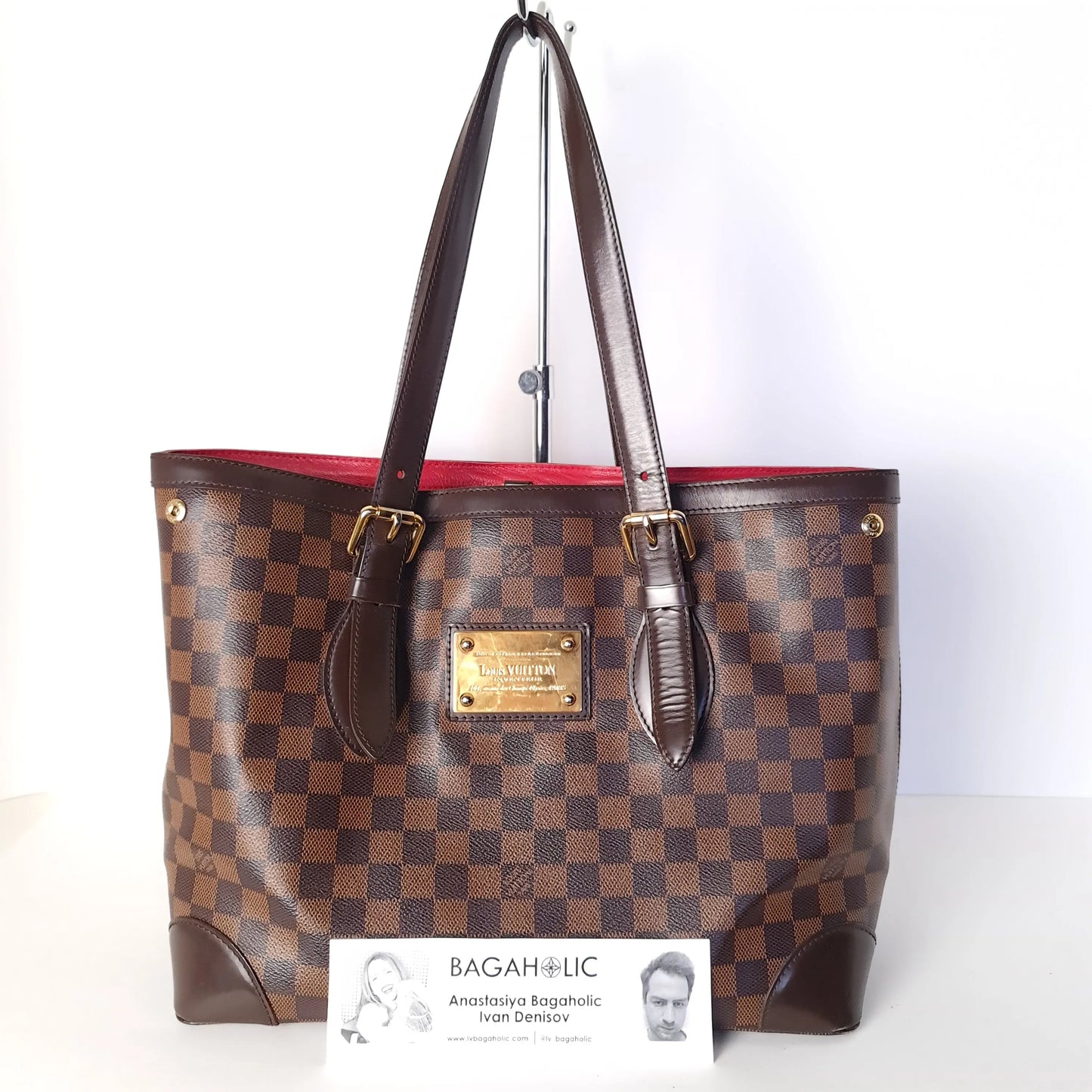 Authentic Louis Vuitton Damier Ebene Hampstead MM Tote, Women's Fashion,  Bags & Wallets, Purses & Pouches on Carousell