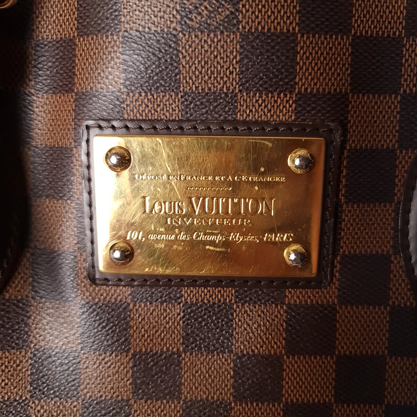 Louis Vuitton Louis Vuitton Damier Ebene Hampstead MM Shoulder bag (758) LVBagaholic