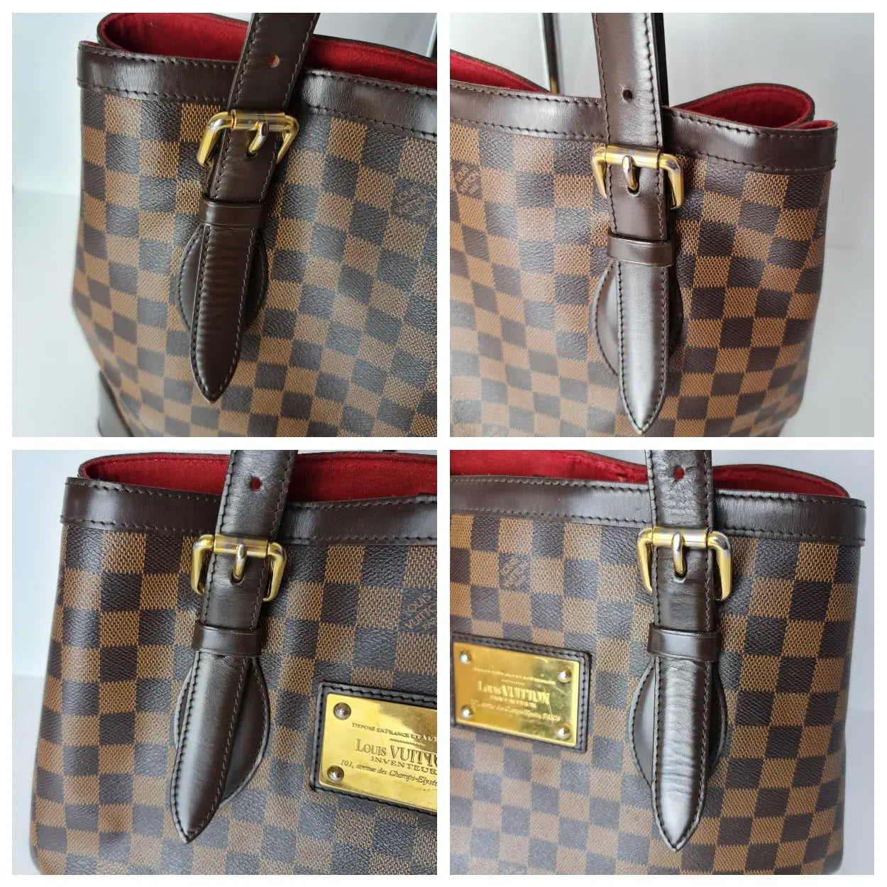 Louis Vuitton Damier Ebene Hampstead MM - Brown Totes, Handbags - LOU805716