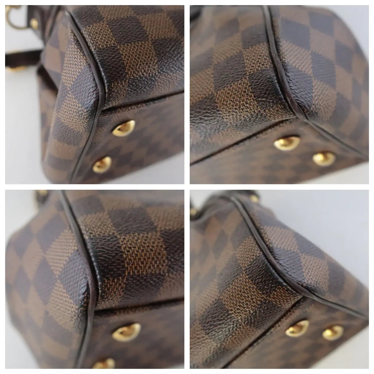 Louis Vuitton Damier Ebene Trevi PM Bowler with Strap 1210v35 For Sale at  1stDibs